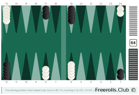 Backgammon Pip Counting