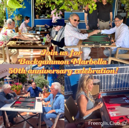 Backgammon Marbella’s 50th anniversary