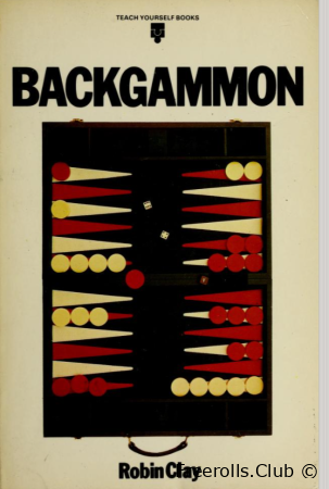 BOOK - 1977 - Backgammon by Clay, R. A. (Robin A.)