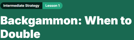 Backgammon: When to Double