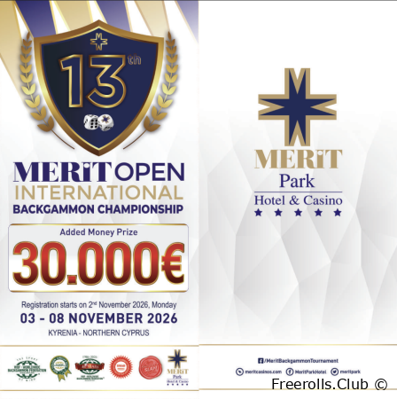 Nov 3-8.......*SLAM: WBF: 13th Merit International