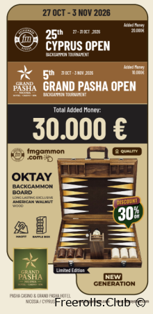 Nov 1-3........FMBGT: 5th Grand Pasha Open